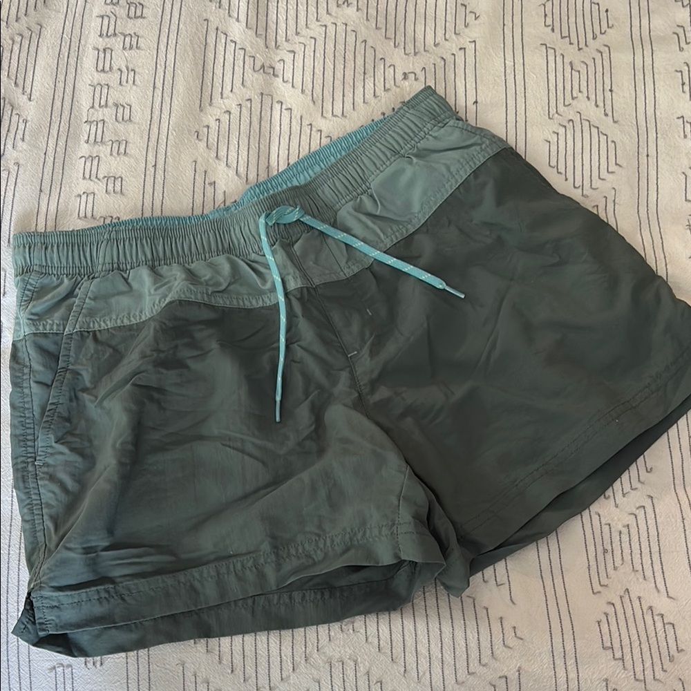 Columbia Green Athletic Shorts